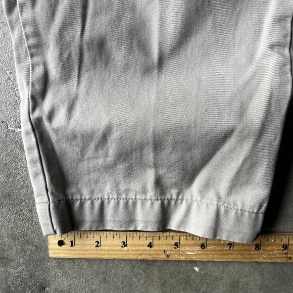 VINTAGE POLO RALPH LAUREN CHINO KHAKI TROUSERS MENS 36X30 TAN PLEATED LOOSE - Picture 5 of 6
